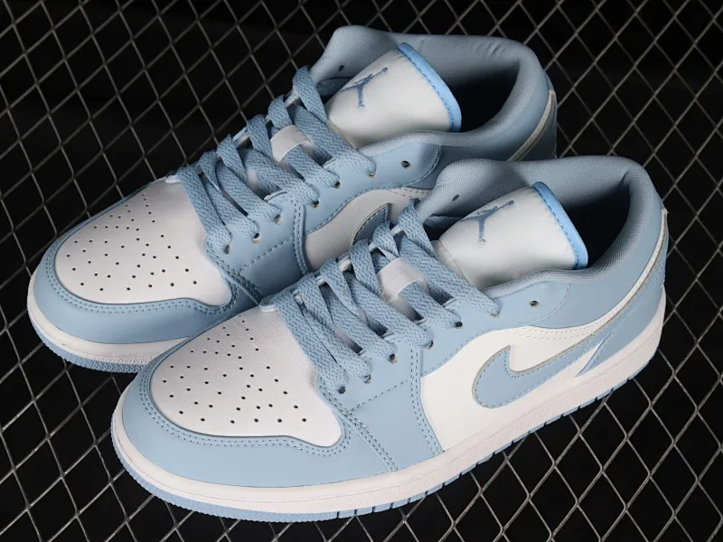 All categories Air Jordan Jordan series basketball shoes Air Jordan 1 Low Z version Air Jordan 1 Low "Aluminum" AJ1 Joe 1 new North Carolina blue DC0774-141